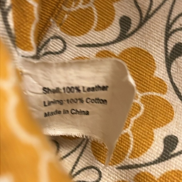 Emma Fox Genuine Leather Hobo Bag Ivory & Brown XLarge - Picture 12 of 12